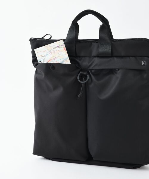 TRAVEL SHOP MILESTO(トラベルショップミレスト)の「XTREC レイヤードヘルメットバッグ(トートバッグ・レディース・グレイッシュベージュ/ブラック・フリ-)」の18枚目の写真
