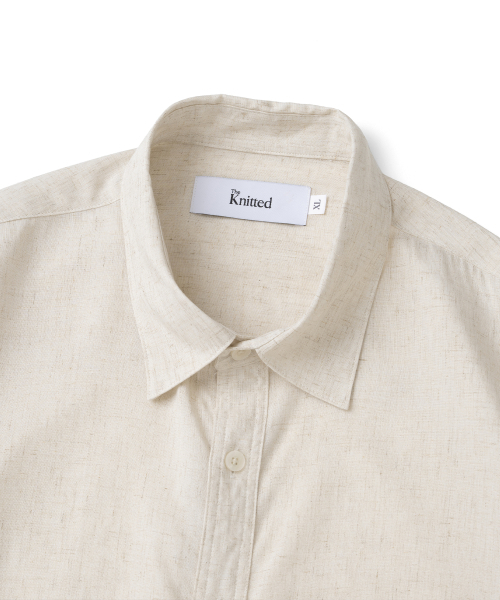 KNITTED(ニッティド)の「リネンクロップシャツ LINEN(シャツ/ブラウス・メンズ・その他・LARGE/MEDIUM/X-LARGE)」の3枚目の写真