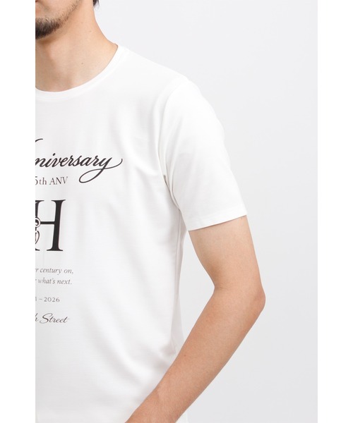 TORNADO MART(トルネードマート)の「HIGH STREET∴25thHロゴプリント半袖Tシャツ(Tシャツ/カットソー・メンズ・ホワイト/ブラック系・MEDIUM/LARGE/LL)」の11枚目の写真