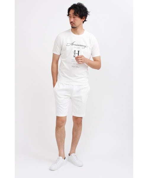 TORNADO MART(トルネードマート)の「HIGH STREET∴25thHロゴプリント半袖Tシャツ(Tシャツ/カットソー・メンズ・ホワイト/ブラック系・MEDIUM/LARGE/LL)」の12枚目の写真