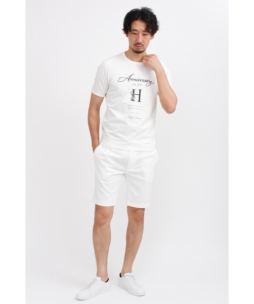 TORNADO MART(トルネードマート)の「HIGH STREET∴25thHロゴプリント半袖Tシャツ(Tシャツ/カットソー・メンズ・ホワイト/ブラック系・MEDIUM/LARGE/LL)」の13枚目の写真