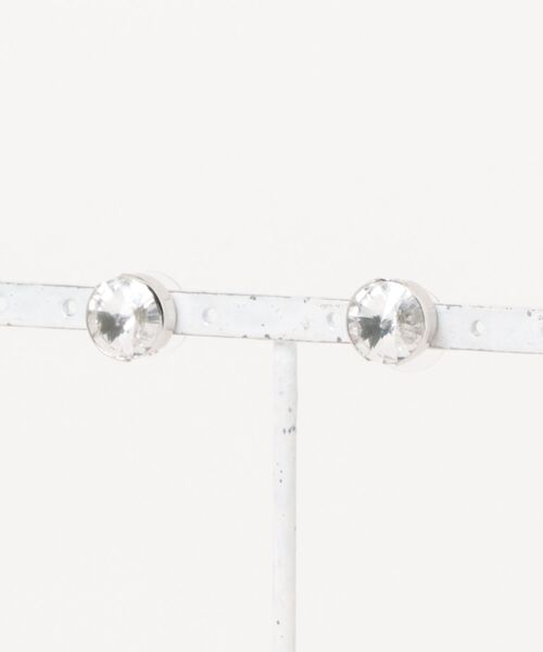 an meets zakka(アンミツザッカ)の「an meets zakka 大粒スワロフスキーピアス(ピアス(両耳用)・レディース・シルバー/ゴールド・ONESIZE)」の9枚目の写真