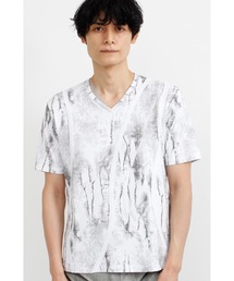TORNADO MART（トルネードマート）の「TORNADO MART∴リバースウェーブシームＶネック半袖カットソー（Tシャツ/カットソー）」