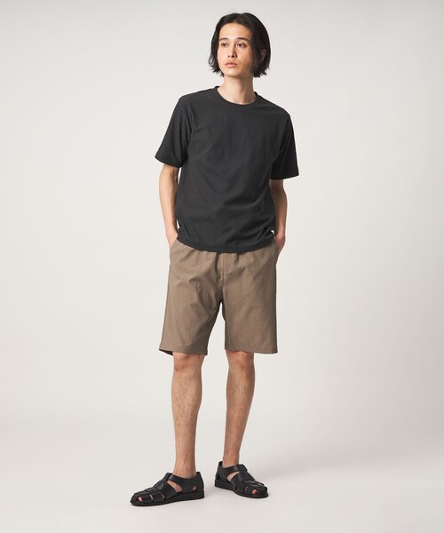 A DAY IN THE LIFE UNITED ARROWS(アデイインザライフユナイテッドアローズ)の「ジオメトリー リラックス カットソー<A DAY IN THE LIFE>(Tシャツ/カットソー・メンズ・ホワイト/ライム/ダークグレー・L/M)」の4枚目の写真