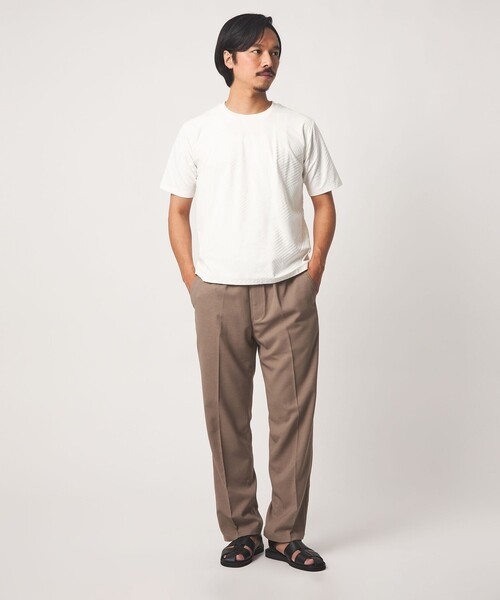 A DAY IN THE LIFE UNITED ARROWS(アデイインザライフユナイテッドアローズ)の「ジオメトリー リラックス カットソー<A DAY IN THE LIFE>(Tシャツ/カットソー・メンズ・ホワイト/ライム/ダークグレー・L/M)」の6枚目の写真