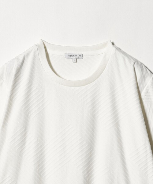 A DAY IN THE LIFE UNITED ARROWS(アデイインザライフユナイテッドアローズ)の「ジオメトリー リラックス カットソー<A DAY IN THE LIFE>(Tシャツ/カットソー・メンズ・ホワイト/ライム/ダークグレー・L/M)」の12枚目の写真