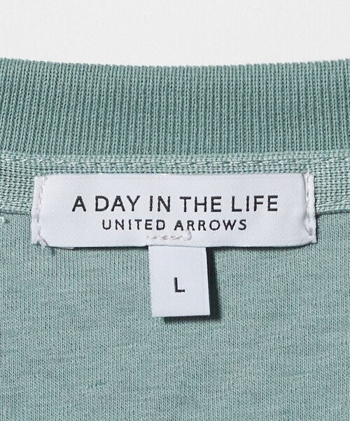A DAY IN THE LIFE UNITED ARROWS(アデイインザライフユナイテッドアローズ)の「ジオメトリー リラックス カットソー<A DAY IN THE LIFE>(Tシャツ/カットソー・メンズ・ホワイト/ライム/ダークグレー・L/M)」の22枚目の写真