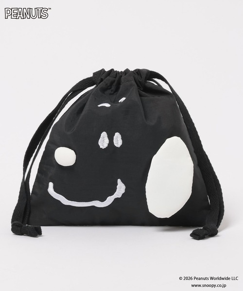 LOWRYS FARM(ローリーズファーム)の「【SNOOPY】キンチャクポーチ 660764/GOODS(ポーチ・レディース・ピンク/ベージュ/ブラック・FREE)」の11枚目の写真