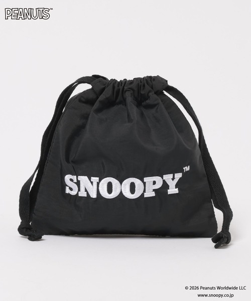 LOWRYS FARM(ローリーズファーム)の「【SNOOPY】キンチャクポーチ 660764/GOODS(ポーチ・レディース・ピンク/ベージュ/ブラック・FREE)」の12枚目の写真