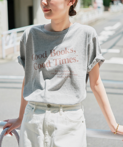 SLOBE IENA(スローブイエナ)の「《追加》BOOK CLUB SLOBE別注 グラフィックTEE(Tシャツ/カットソー・レディース・ライトグレー/スカイブルー/パープル/ホワイト・FREE)」の13枚目の写真