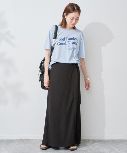 SLOBE IENA(スローブイエナ)の「《追加》BOOK CLUB SLOBE別注 グラフィックTEE(Tシャツ/カットソー・レディース・ライトグレー/スカイブルー/パープル/ホワイト・FREE)」の20枚目の写真