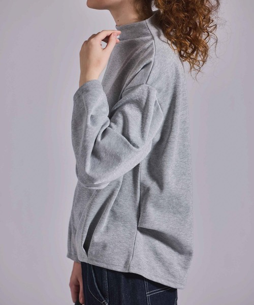 Kelen(ケレン)の「「KELEN / ケレン」ボトルネックラメトップス(Tシャツ/カットソー・レディース・ブラック/グレー/グレイッシュベージュ・S/M)」の9枚目の写真