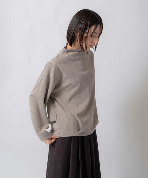 Kelen(ケレン)の「「KELEN / ケレン」ボトルネックラメトップス(Tシャツ/カットソー・レディース・ブラック/グレー/グレイッシュベージュ・S/M)」の13枚目の写真