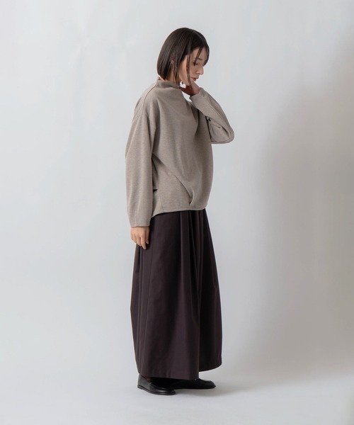 Kelen(ケレン)の「「KELEN / ケレン」ボトルネックラメトップス(Tシャツ/カットソー・レディース・ブラック/グレー/グレイッシュベージュ・S/M)」の14枚目の写真