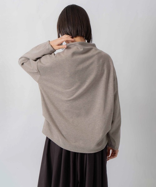 Kelen(ケレン)の「「KELEN / ケレン」ボトルネックラメトップス(Tシャツ/カットソー・レディース・ブラック/グレー/グレイッシュベージュ・S/M)」の15枚目の写真