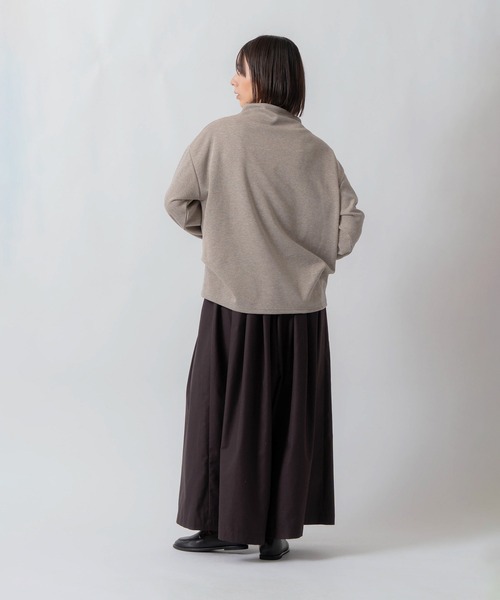 Kelen(ケレン)の「「KELEN / ケレン」ボトルネックラメトップス(Tシャツ/カットソー・レディース・ブラック/グレー/グレイッシュベージュ・S/M)」の16枚目の写真