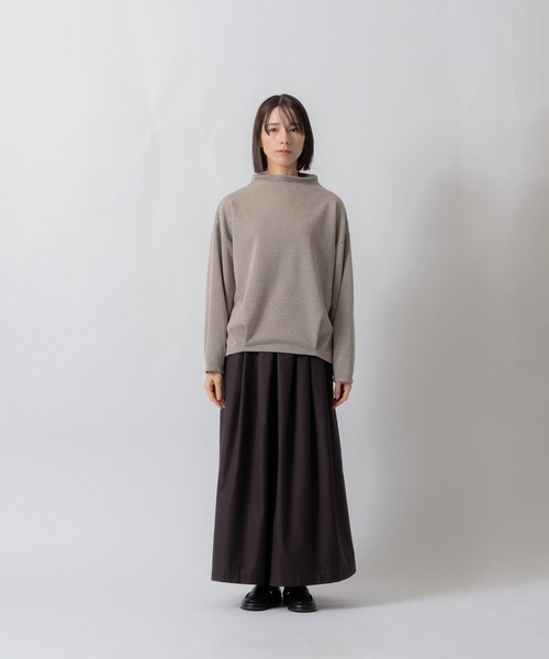Kelen(ケレン)の「「KELEN / ケレン」ボトルネックラメトップス(Tシャツ/カットソー・レディース・ブラック/グレー/グレイッシュベージュ・S/M)」の18枚目の写真