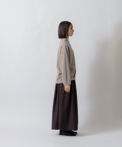 Kelen(ケレン)の「「KELEN / ケレン」ボトルネックラメトップス(Tシャツ/カットソー・レディース・ブラック/グレー/グレイッシュベージュ・S/M)」の19枚目の写真