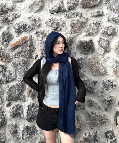 PEPLEE(ペプリー)の「Button Henley Neck Sleeveless Top (Grey)(Tシャツ/カットソー・レディース・その他・SMALL/MEDIUM)」の8枚目の写真