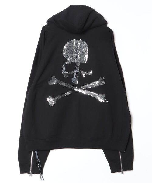 mastermind JAPAN(マスターマインド)の「BOXY SEQUIN ZIP UP HOODIE(パーカー・メンズ・ブラック・XL)」の3枚目の写真