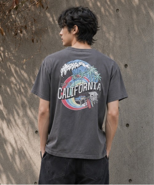 ARCHIVER(アーカイバ)の「【Bd】ピグメント加工 ポケット付きバックプリント クルーネックTシャツ(Tシャツ/カットソー・レディース・ホワイト/ブラック/ベージュ・LARGE)」の12枚目の写真