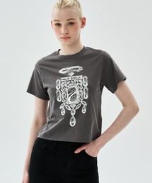 SLIM TSHIRT BIJOU / スリム Tシャツ ビジュー