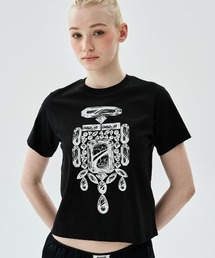 SLIM TSHIRT BIJOU / スリム Tシャツ ビジュー