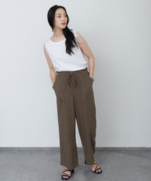 libelle more（リベル モア）の「リネンライクワイドイージーパンツ（その他パンツ）」