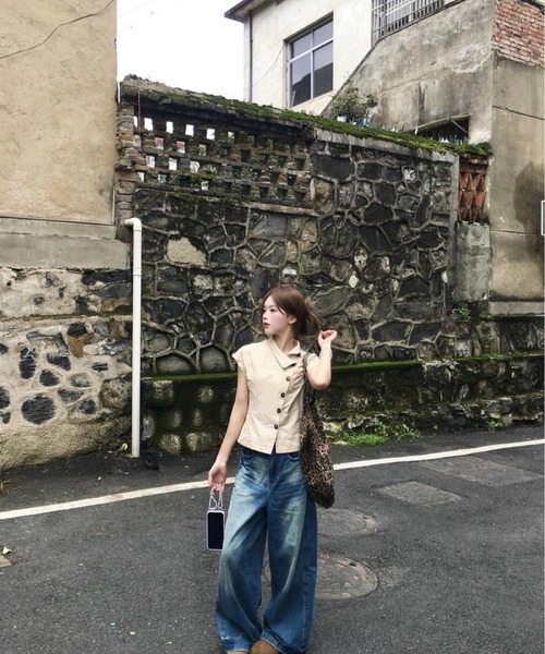 almo(アルモ)の「【LAMPOON】サイドボタントップス(その他トップス・レディース・ベージュ・SMALL/MEDIUM/LARGE)」の7枚目の写真