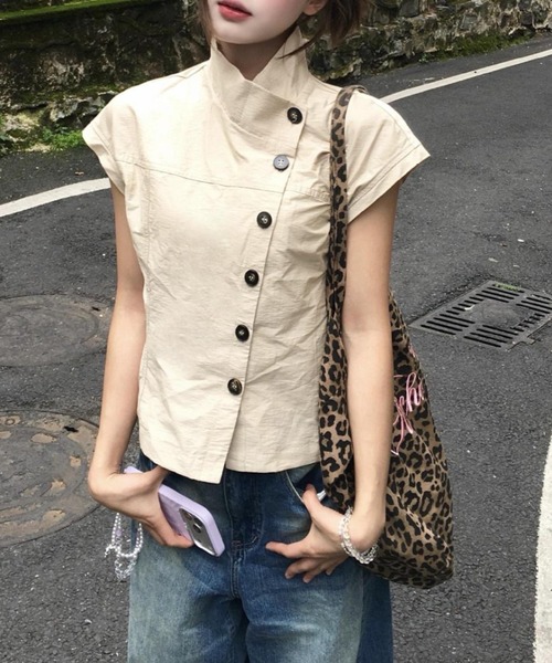 almo(アルモ)の「【LAMPOON】サイドボタントップス(その他トップス・レディース・ベージュ・SMALL/MEDIUM/LARGE)」の9枚目の写真