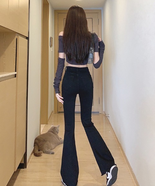 REBALANCE(リバランス)の「フレアデニムパンツ(デニムパンツ・レディース・C/B/A・MEDIUM/LARGE/X-LARGE)」の11枚目の写真