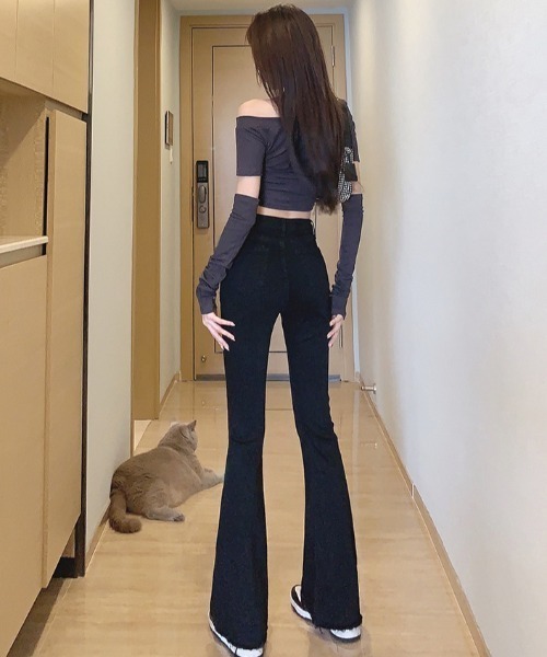 REBALANCE(リバランス)の「フレアデニムパンツ(デニムパンツ・レディース・C/B/A・MEDIUM/LARGE/X-LARGE)」の12枚目の写真