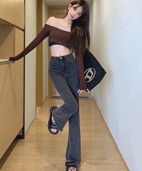 REBALANCE(リバランス)の「フレアデニムパンツ(デニムパンツ・レディース・C/B/A・MEDIUM/LARGE/X-LARGE)」の13枚目の写真