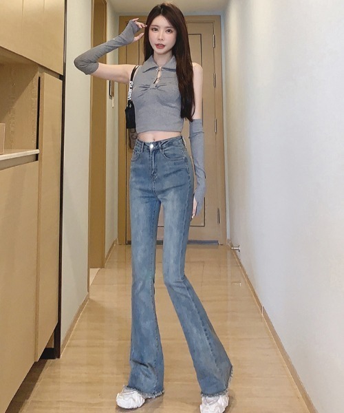 REBALANCE(リバランス)の「フレアデニムパンツ(デニムパンツ・レディース・C/B/A・MEDIUM/LARGE/X-LARGE)」の16枚目の写真