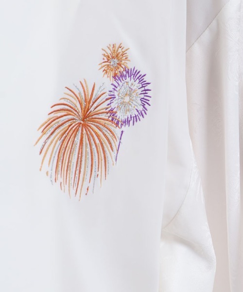 REZEN（リゼン）の「花火刺繍着物シャツ（シャツ/ブラウス・メンズ・ローズ/イエロー/ブルーパープル・MEDIUM/LARGE）」の15枚目の写真