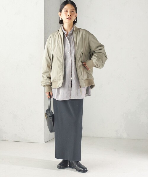ARMY TWILL(アーミーツイル)の「【SHIPS別注】ARMY TWILL: リバーシブル フリース ブルゾン(ブルゾン・レディース・カーキ/ブラウン・ONE SIZE)」の9枚目の写真