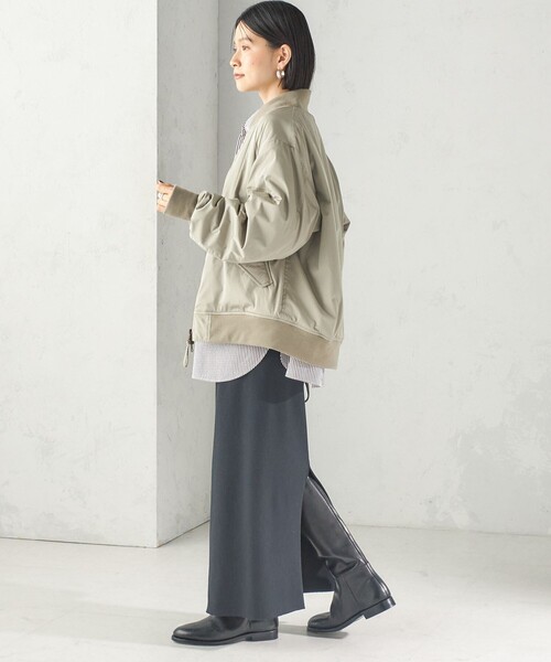 ARMY TWILL(アーミーツイル)の「【SHIPS別注】ARMY TWILL: リバーシブル フリース ブルゾン(ブルゾン・レディース・カーキ/ブラウン・ONE SIZE)」の8枚目の写真