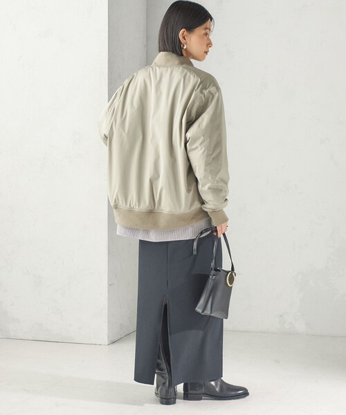 ARMY TWILL(アーミーツイル)の「【SHIPS別注】ARMY TWILL: リバーシブル フリース ブルゾン(ブルゾン・レディース・カーキ/ブラウン・ONE SIZE)」の7枚目の写真