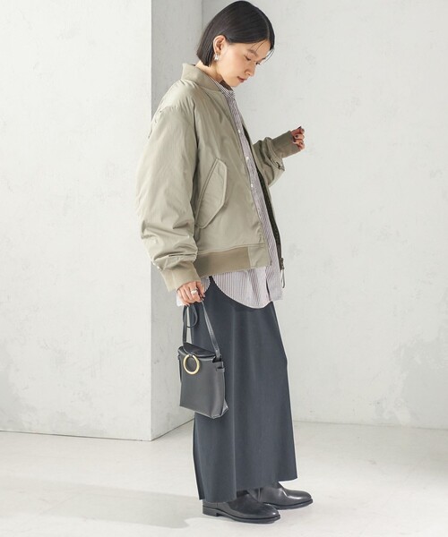 ARMY TWILL(アーミーツイル)の「【SHIPS別注】ARMY TWILL: リバーシブル フリース ブルゾン(ブルゾン・レディース・カーキ/ブラウン・ONE SIZE)」の6枚目の写真