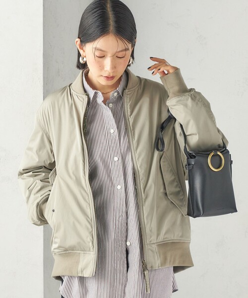 ARMY TWILL(アーミーツイル)の「【SHIPS別注】ARMY TWILL: リバーシブル フリース ブルゾン(ブルゾン・レディース・カーキ/ブラウン・ONE SIZE)」の5枚目の写真
