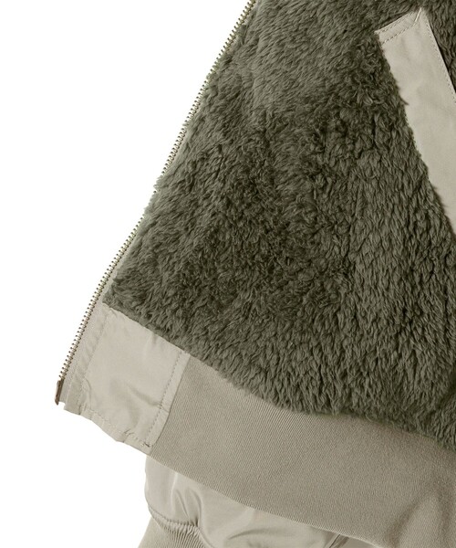 ARMY TWILL(アーミーツイル)の「【SHIPS別注】ARMY TWILL: リバーシブル フリース ブルゾン(ブルゾン・レディース・カーキ/ブラウン・ONE SIZE)」の14枚目の写真
