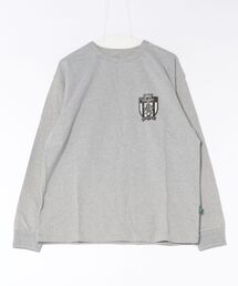 ヘビーウェイト クレストプリント 長袖Tシャツ