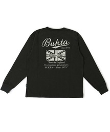 Bukta（バクタ）の「ヘビーウェイト クレストプリント 長袖Tシャツ（Tシャツ/カットソー）」