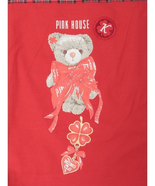 PINK HOUSE(ピンクハウス)の「PINK HOUSE×Momoclo テディ&ネコプリントバッグ(トートバッグ・レディース・ブラック系その他2/パープル系その他/イエロー系その他2/ピンク系その他2/イエロー系その他/パープル系その他2/ブラック系その他/ピンク系その他/レッド系その他2/レッド系その他・フリー)」の20枚目の写真