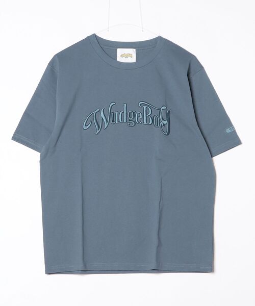 WudgeBoy（ワッジボーイ）の「OG logo embroidery ss tee（Tシャツ/カットソー・メンズ・ネイビー系/ブラック/ホワイト・LARGE/MEDIUM/SMALL）」の3枚目の写真