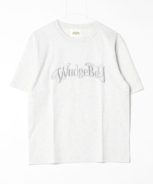 WudgeBoy（ワッジボーイ）の「OG logo embroidery ss tee（Tシャツ/カットソー・メンズ・ネイビー系/ブラック/ホワイト・LARGE/MEDIUM/SMALL）」の2枚目の写真