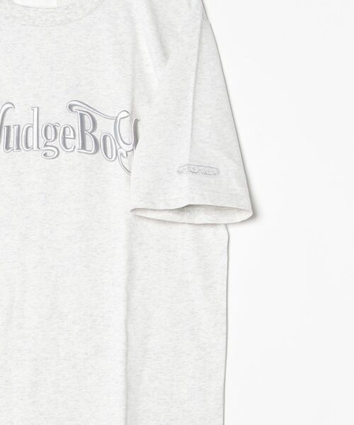 WudgeBoy（ワッジボーイ）の「OG logo embroidery ss tee（Tシャツ/カットソー・メンズ・ネイビー系/ブラック/ホワイト・LARGE/MEDIUM/SMALL）」の4枚目の写真