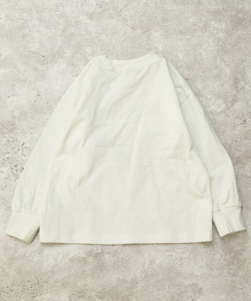 DILASH(ディラッシュ)の「【綿100%】STAR WEAR ロンT (ゆったり)(Tシャツ/カットソー・キッズ・オフホワイト/チャコールグレー・80/90/100/110/120/130/140)」の11枚目の写真