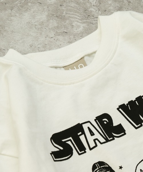 DILASH(ディラッシュ)の「【綿100%】STAR WEAR ロンT (ゆったり)(Tシャツ/カットソー・キッズ・オフホワイト/チャコールグレー・80/90/100/110/120/130/140)」の6枚目の写真