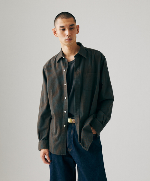 BROOKS BROTHERS（ブルックスブラザーズ）の「Brooks Brothers / ブルックス ブラザーズ 別注 RC チェック シャツ（シャツ/ブラウス・メンズ・ブラウン系その他/ベージュ/チャコールグレー・LARGE/SMALL/MEDIUM）」の14枚目の写真